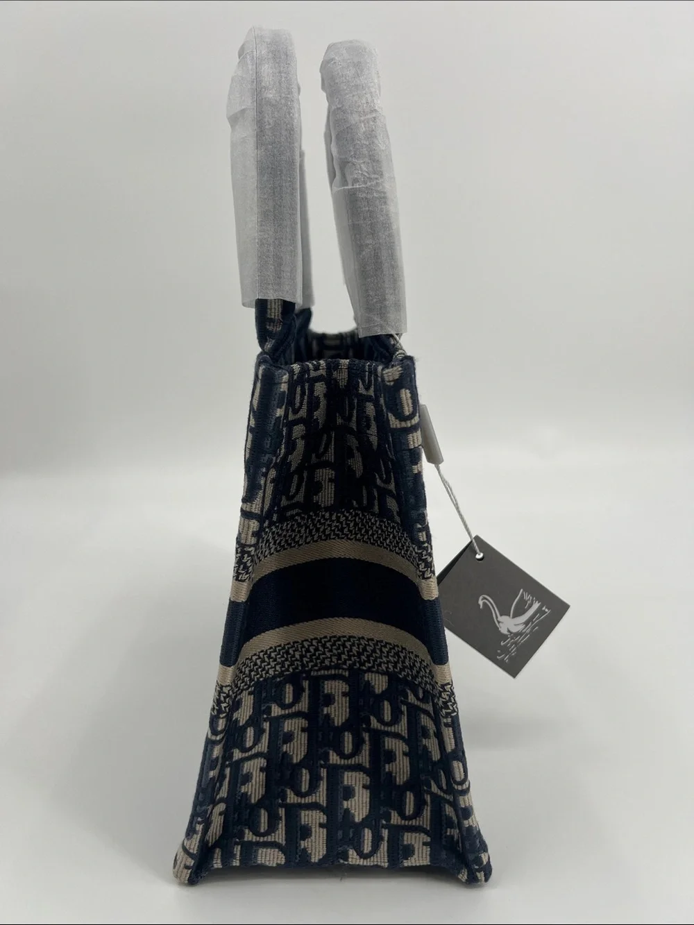 Small Book Tote iconic jacquard